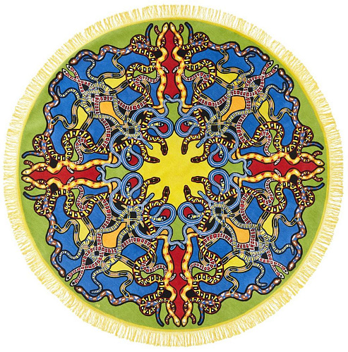Snake Circle vloerkleed