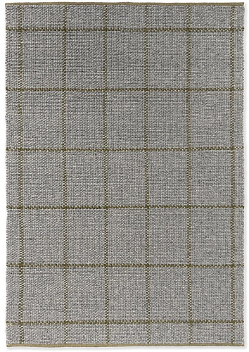 Craft matter check leisteen/oli vloerkleed