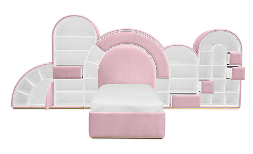 Bubblegum Marshmallow roze kinderbed