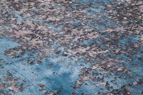 Handgeknoopt abstract vloerkleed
