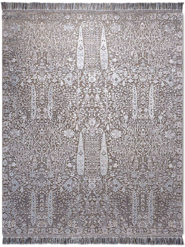 Pine Garden Charcoal luxe vloerkleed