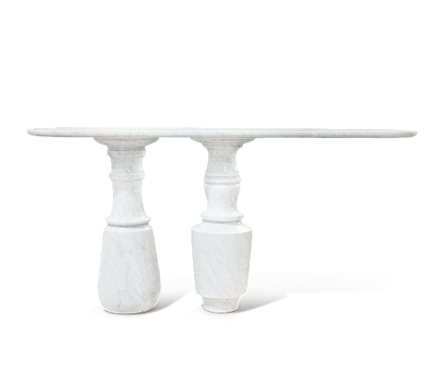 Obsidian Carrara console
