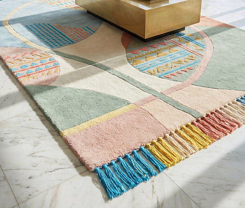 Playful Orbits design vloerkleed