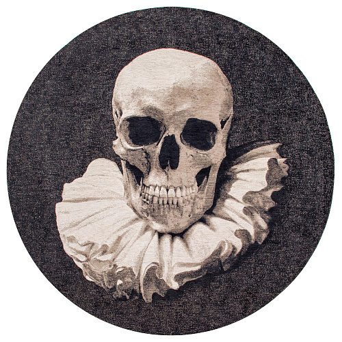 Funny Bones rond vloerkleed