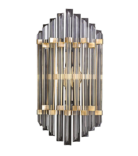 Art Deco kristallen wandlamp
