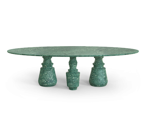 Obsidian ovale XL Guatemala eettafel