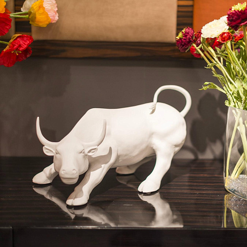 Wall Street stier sculptuur