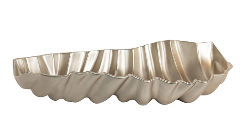 Parelmoer beige gerimpelde middenstuk
