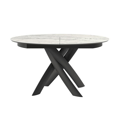 Style ronde uitschuifbare eettafel