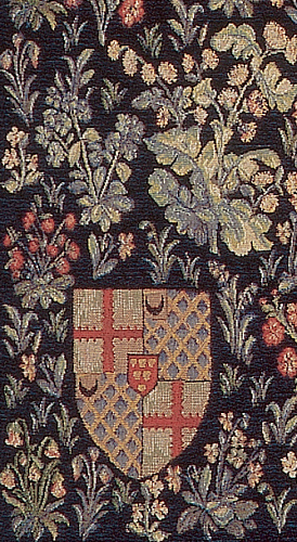 The Knight vierkant wandtapijt
