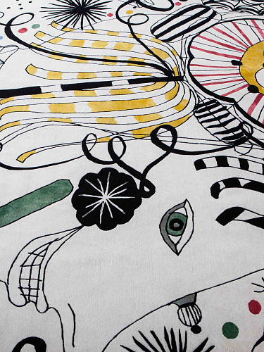 Japanese folklore luxe designer vloerkleed
