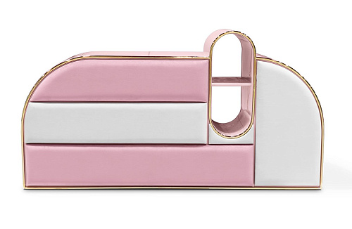 Candy Coated ladekast met drie laden