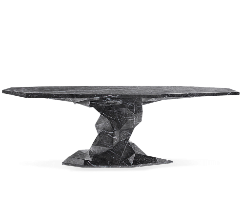 Bonsai faux-marmer luxe eettafel