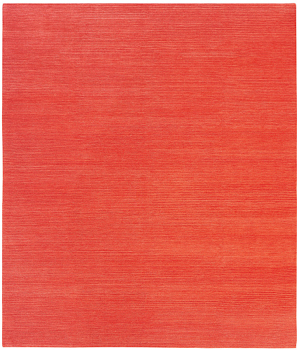 Full deep rood vloerkleed