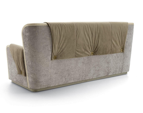 Beige 3-zitsbank