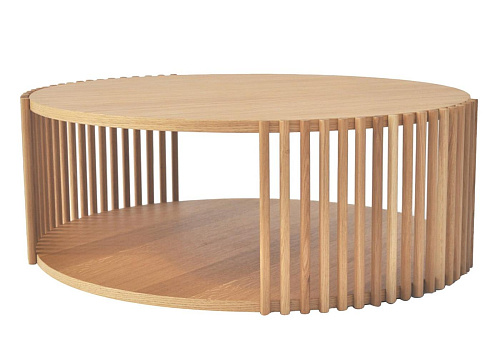 Elegante grote durmast salontafel