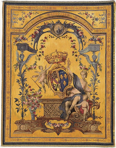 Lady with the Coat of Arms wandtapijt