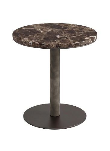 Daniel rond marmeren salontafel