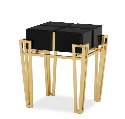 Obsidian bijzettafel