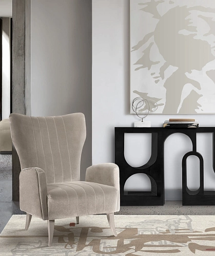 Glanzende zwarte premium console