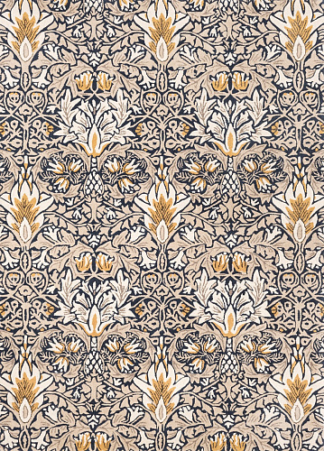 Snakeshead indigo tapijt