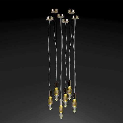 Murano Drops 6-Lichts Hanglamp