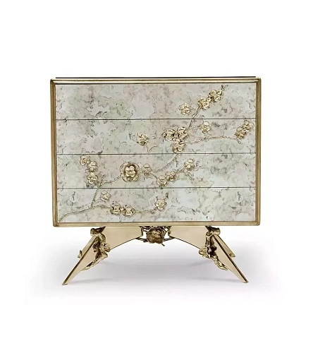 Mirage antieke spiegel nachtkastje