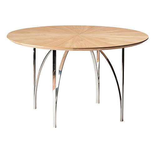 Eiken ronde eettafel