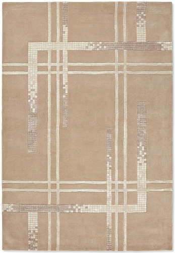 Ivory Blueprint vloerkleed