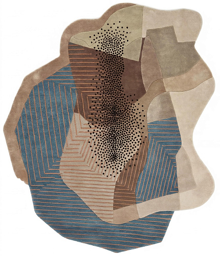 Textured Figure Cut luxe design vloerkleed