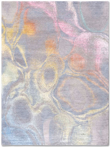 Pastel Sun handgemaakte luxe vloerkleed