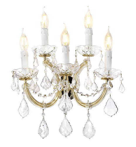 Mariateresa 5-Lichts Kristallen Wandlamp