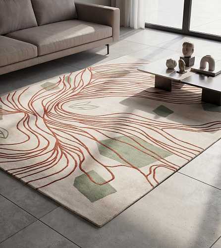 Flowing Lines luxe vloerkleed