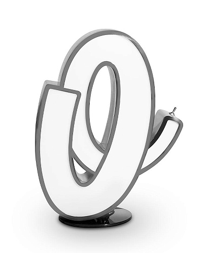 Opulent Letter O lamp