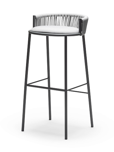 Millie SG-80 Lichtgrijze Buiten Barkruk
