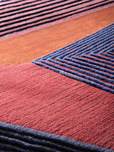 Icosaedro designer handgeweven vloerkleed