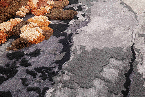 Art Deco Black tapijt