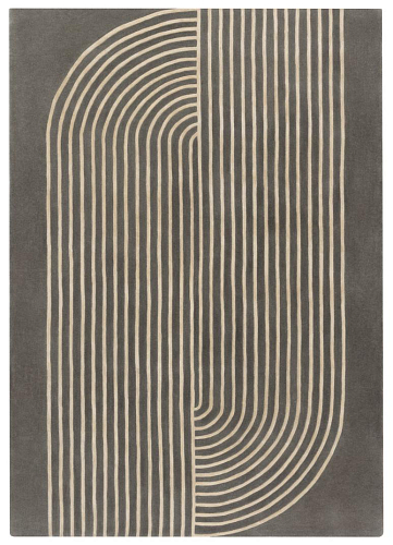 Stripes Iron modern vloerkleed