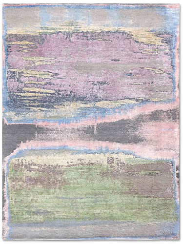 Multicolor handgemaakte luxe tapijt