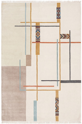 Linear Atlas Warm design vloerkleed