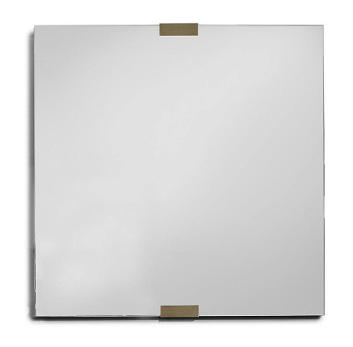 Bronzen leren elegante spiegel