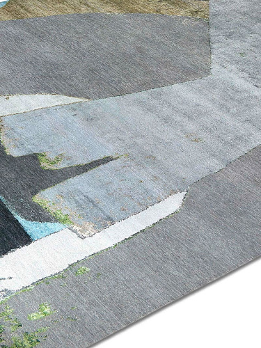 Green Rust handgeweven vloerkleed