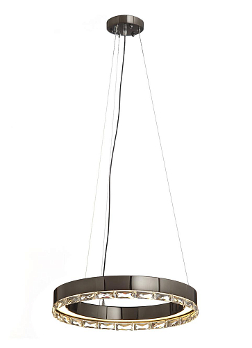 Asfour Donker Nikkel Ring LED Kroonluchter