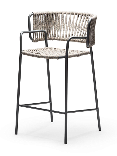 Klot SG Antraciet/Beige Barkruk