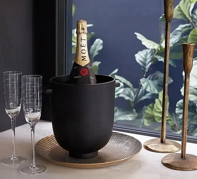 Champagne- en ijsemmers