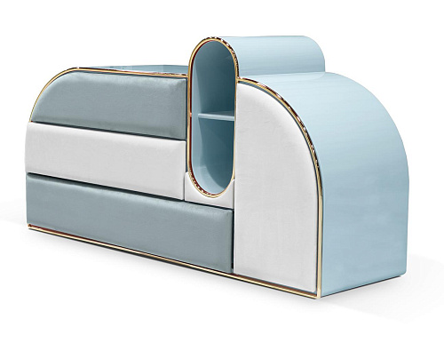 Candy Coated ladekast met drie laden