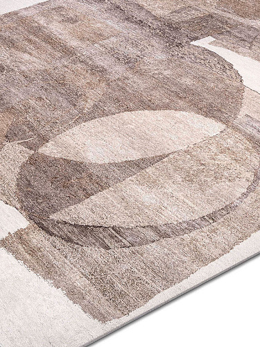 Silver Sand luxe handgeknoopt vloerkleed