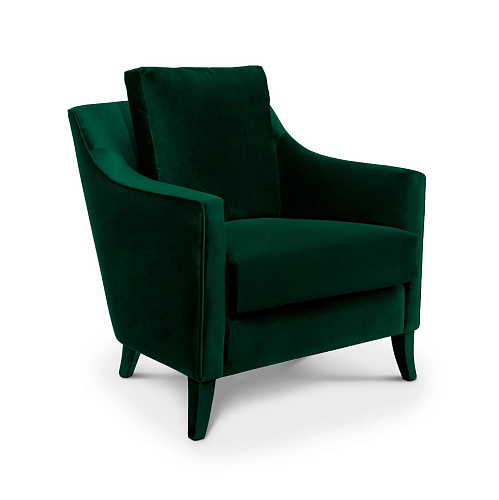 Pluche fluwelen fauteuil