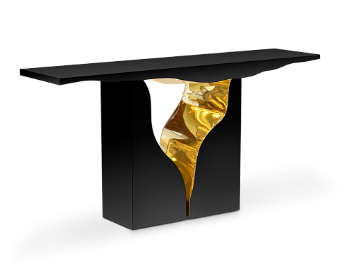 Fissure zwarte console