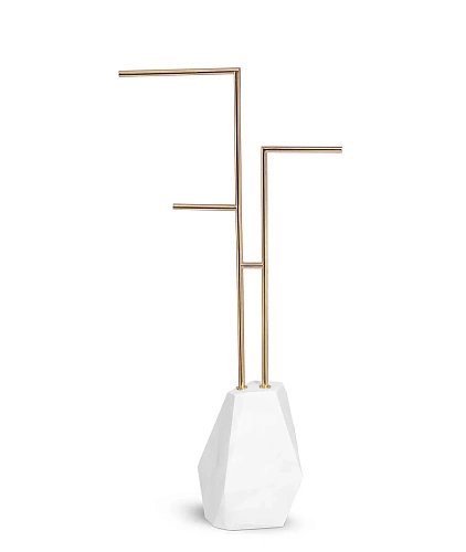 Brilliance witte handdoekrek